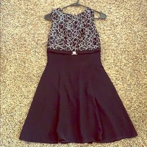 Beautiful black and sequined dress